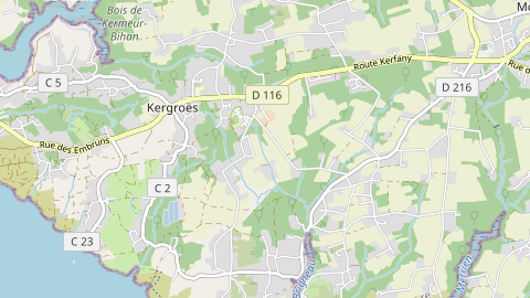 Carte de localisation de l'évènement