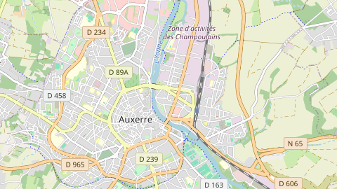 Carte de localisation de l'évènement