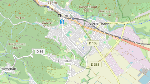 Carte de localisation de l'évènement
