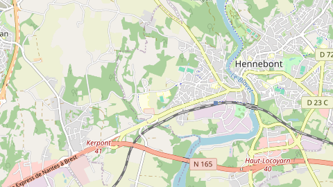 Carte de localisation de l'évènement