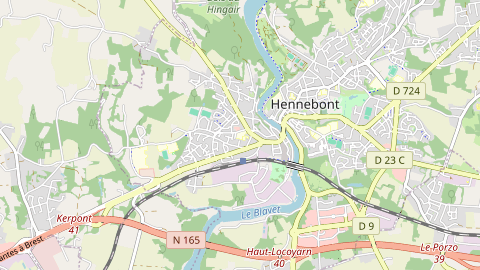 Carte de localisation de l'évènement