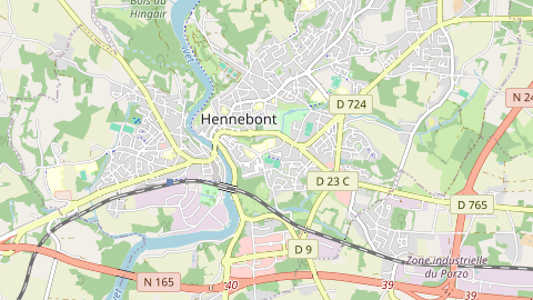 Carte de localisation de l'évènement
