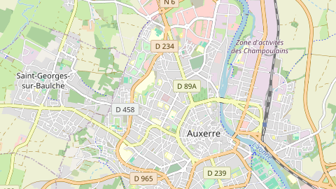 Carte de localisation de l'évènement