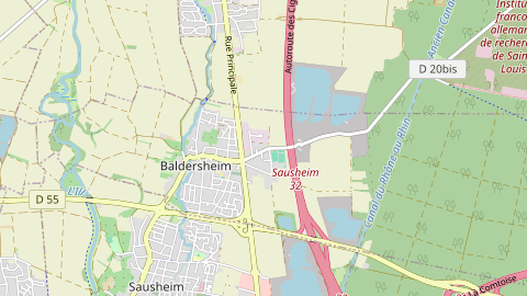 Carte de localisation de l'évènement