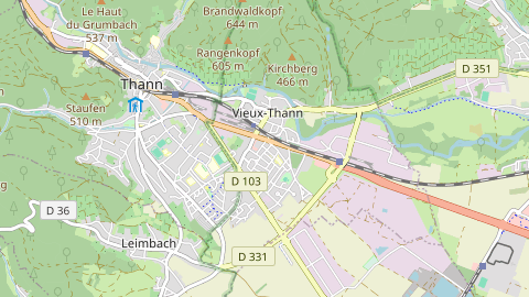Carte de localisation de l'évènement
