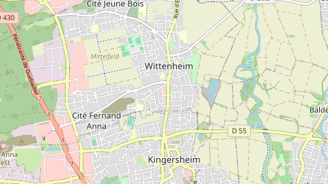 Carte de localisation de l'évènement
