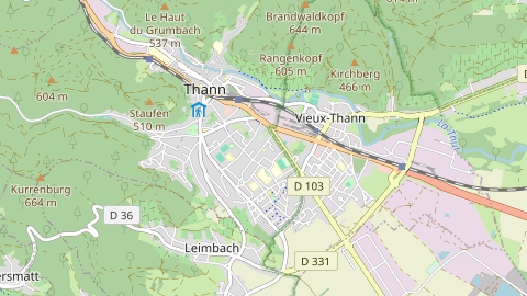 Carte de localisation de l'évènement