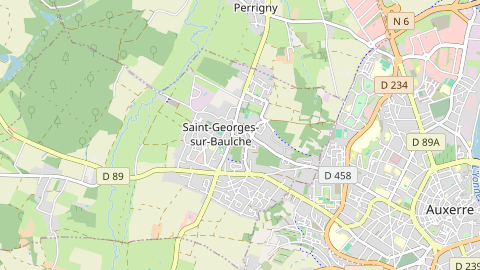 Carte de localisation de l'évènement