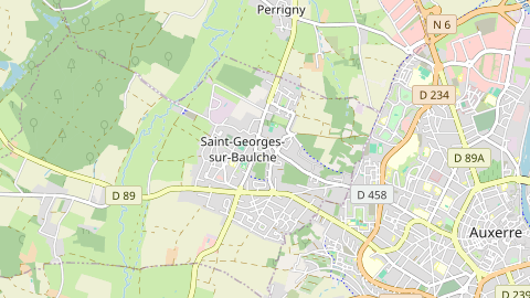 Carte de localisation de l'évènement