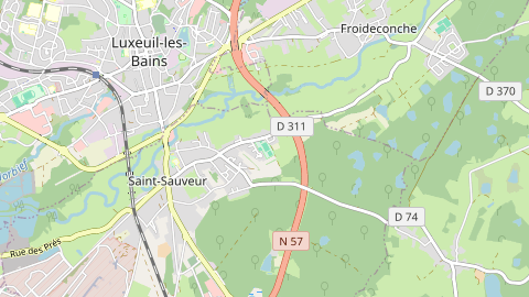 Carte de localisation de l'évènement