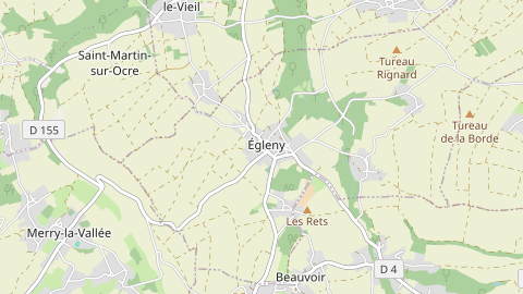 Carte de localisation de l'évènement