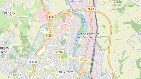 Carte de localisation de l'évènement