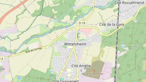 Carte de localisation de l'évènement
