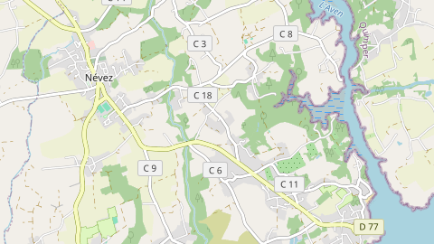 Carte de localisation de l'évènement