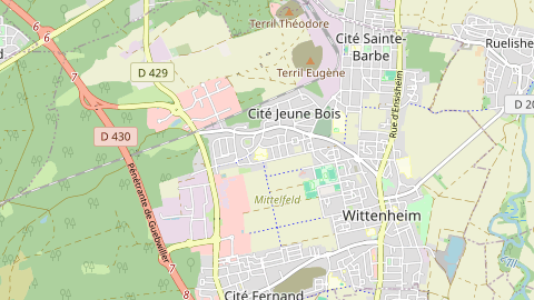 Carte de localisation de l'évènement