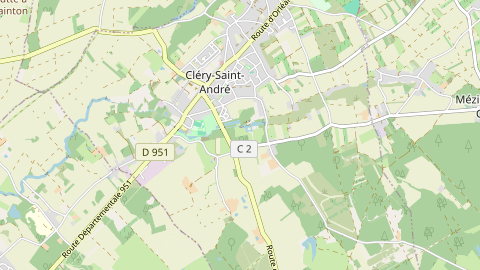 Carte de localisation de l'évènement