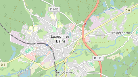 Carte de localisation de l'évènement