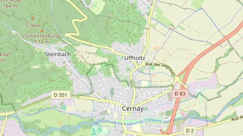 Carte de localisation de l'évènement
