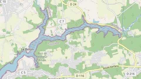 Carte de localisation de l'évènement