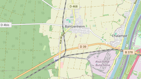 Carte de localisation de l'évènement