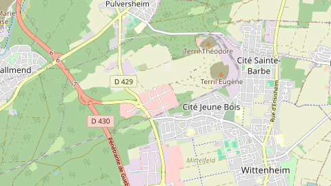 Carte de localisation de l'évènement