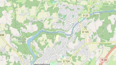 Carte de localisation de l'évènement