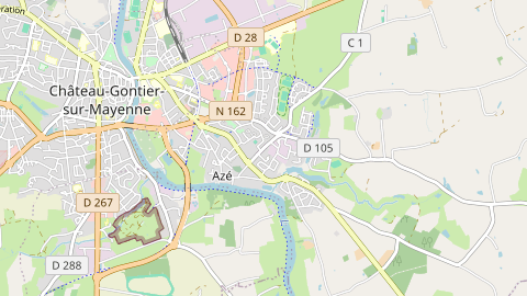 Carte de localisation de l'évènement