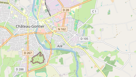 Carte de localisation de l'évènement