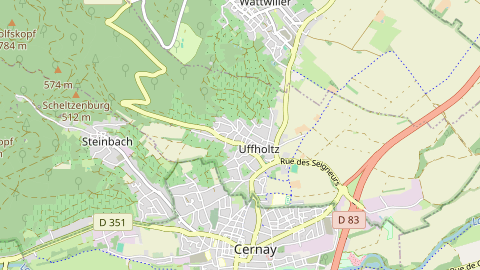 Carte de localisation de l'évènement