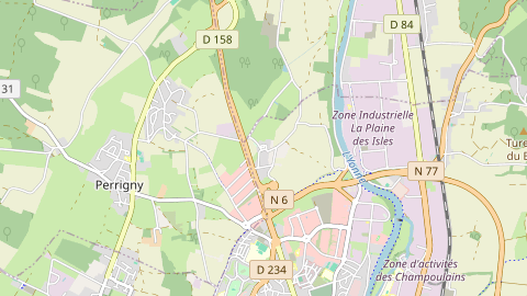 Carte de localisation de l'évènement