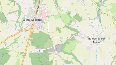 Carte de localisation de l'évènement