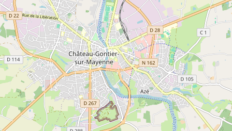Carte de localisation de l'évènement