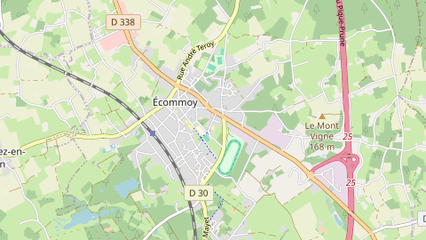 Carte de localisation de l'évènement