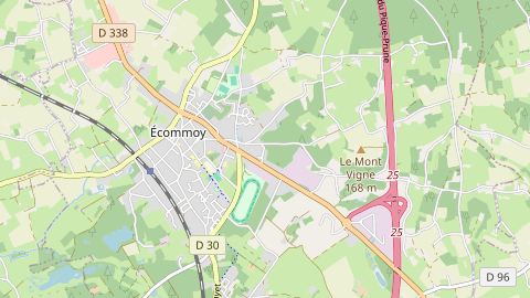 Carte de localisation de l'évènement