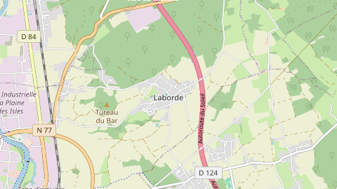 Carte de localisation de l'évènement