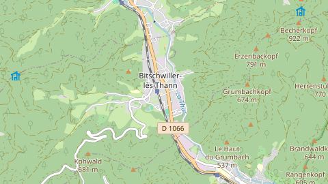 Carte de localisation de l'évènement