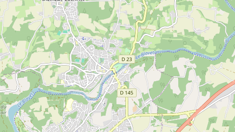 Carte de localisation de l'évènement