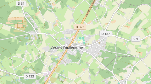Carte de localisation de l'évènement