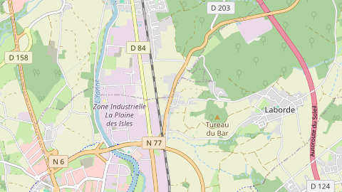 Carte de localisation de l'évènement