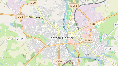 Carte de localisation de l'évènement