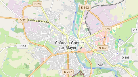 Carte de localisation de l'évènement