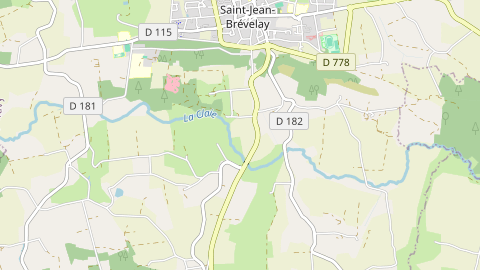 Carte de localisation de l'évènement