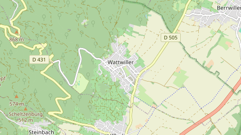 Carte de localisation de l'évènement