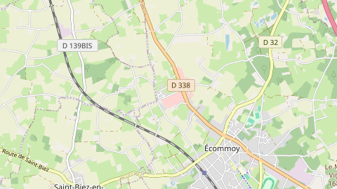 Carte de localisation de l'évènement
