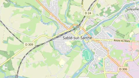 Carte de localisation de l'évènement