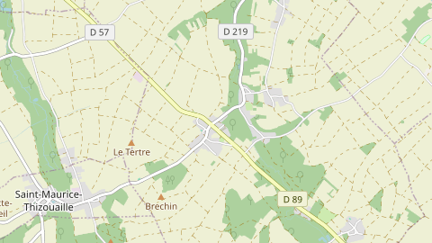 Carte de localisation de l'évènement