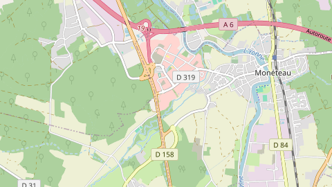 Carte de localisation de l'évènement