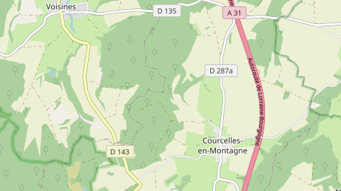 Carte de localisation de l'évènement