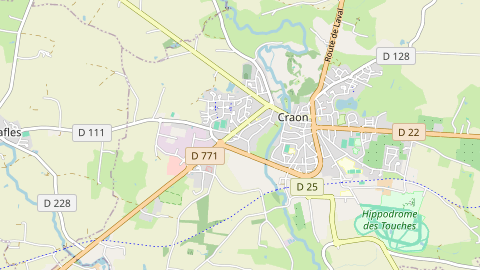 Carte de localisation de l'évènement