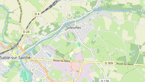 Carte de localisation de l'évènement